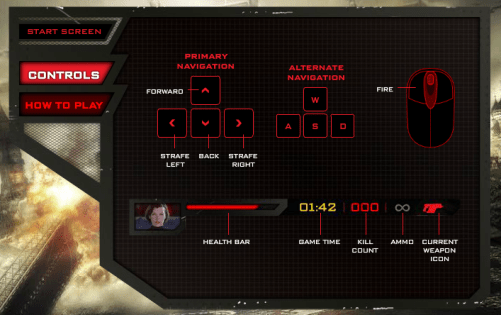 Resident Evil Retribution Undead Unleashed - Controles