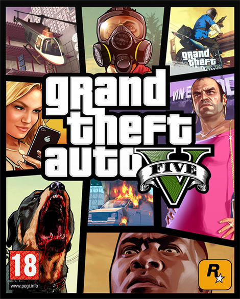 Grand Theft Auto V - Portada falsa