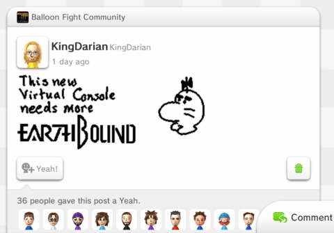 Miiverse - EarthBound