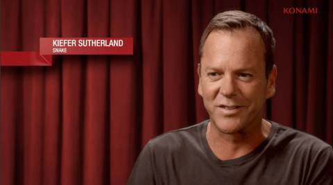 Kiefer Sutherland nueva voz de Snake