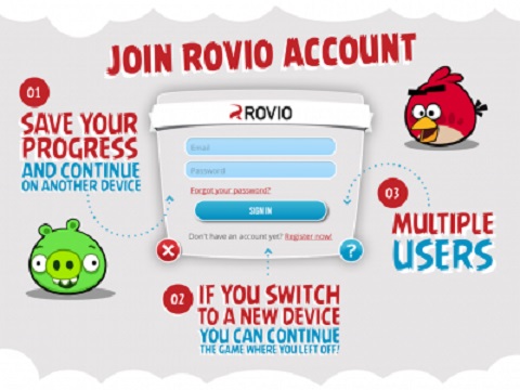 Rovio - Account