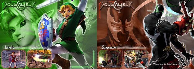 Soul Calibur II - Link & Spawn