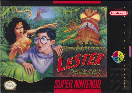 Lester the Unlikely - SNES Boxart