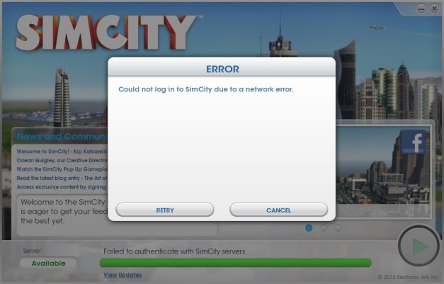 SimCity - Login