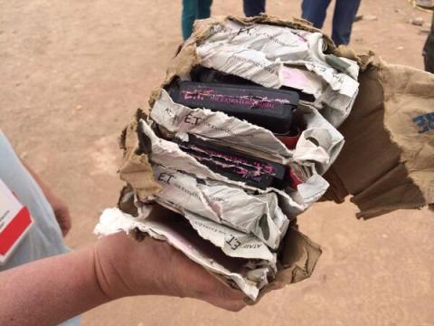 Cartuchos enterrados - Alamogordo Nuevo Mexico