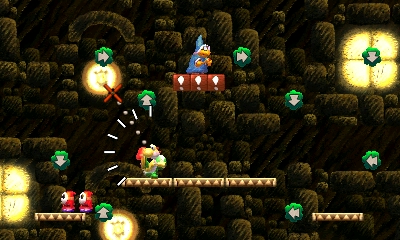 Yoshi's New Island - Disparar huevos