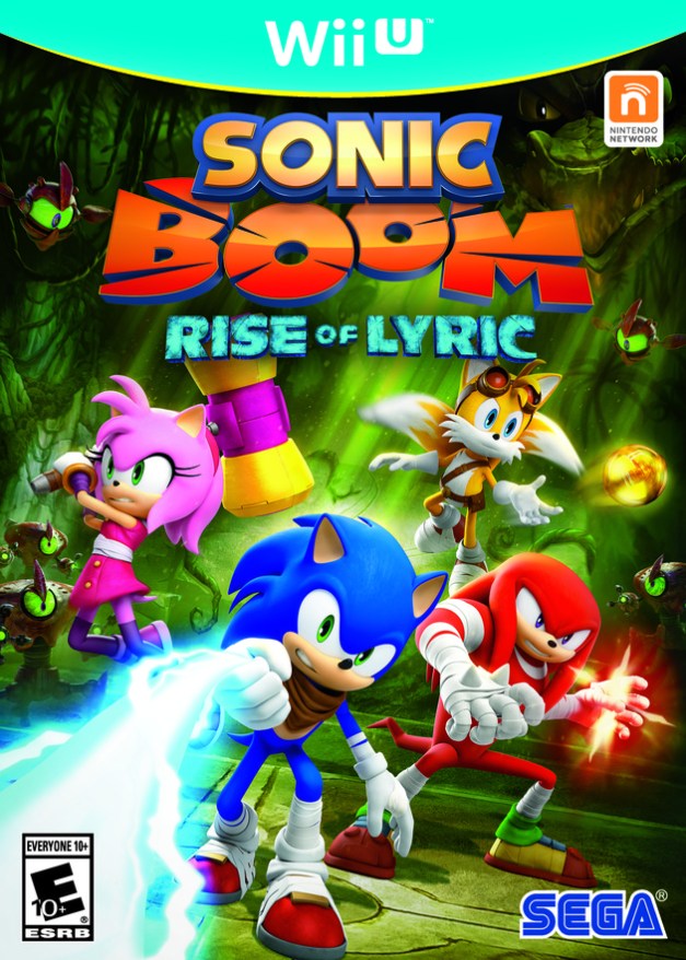 Sonic Boom Rise of Lyric - Wii U Box art