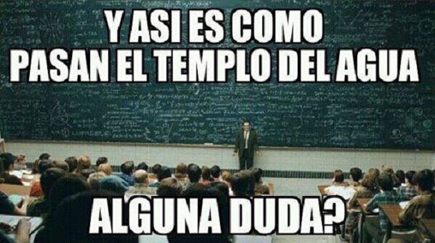 Pizarron - Templo del agua