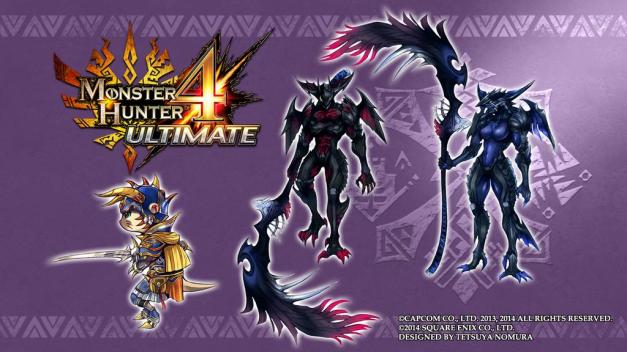 Monster Hunter 4 Ultimate - Diseños Tetsuya Nomura