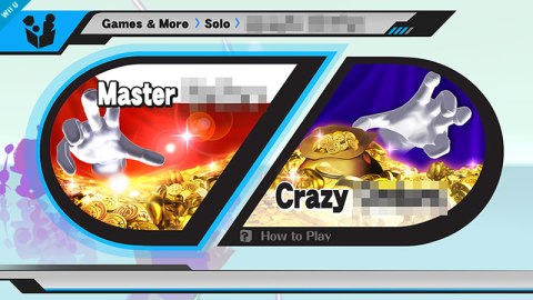 Super Smash Bros for Wii U - Modo Master Hand & Crazy Hand