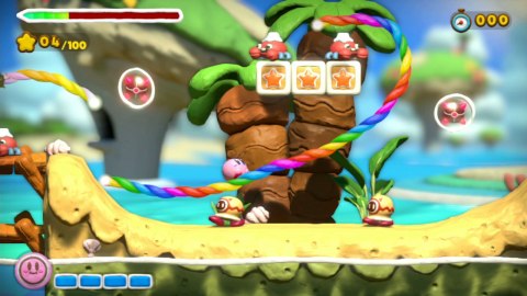 Kirby and the Rainbow Curse (Wii U) - Screenshot