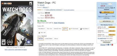 Watch Dogs - Mitad de precio