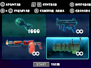 Zombie Panic in Wonderland DX - Configuracion botones