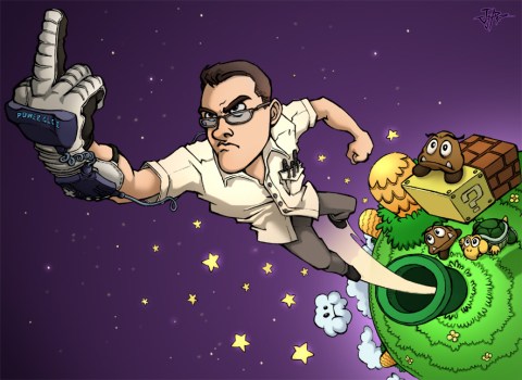 AVGN - Super NERD Galaxy (Fan art)
