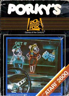 Porkys (Atari 2600) - Box Art