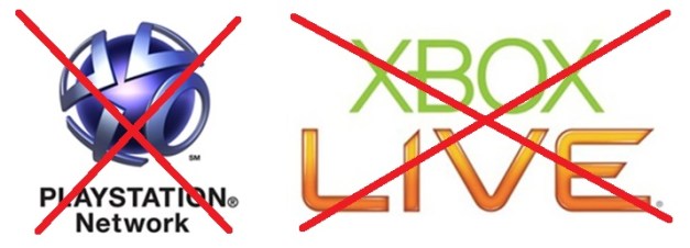 PSN Xbox Live - Caidas