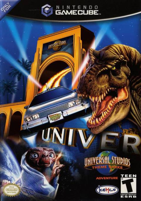 Universal Studios Theme Parks Adventure (GameCube) - Box Art