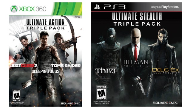 Ultimate Action Triple Pack y Ultimate Stealth Triple Pack -Box art