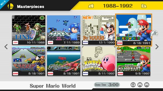 Super Smash Bros for Wii U - Masterpieces