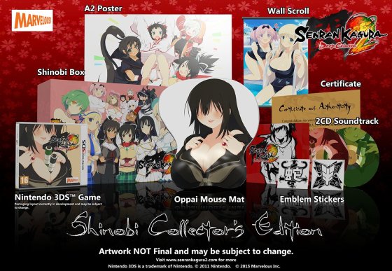 Senran Kagura 2 Deep Crimson - Shinobi Collector’s Edition