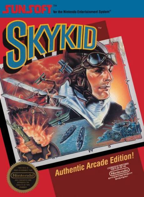 Sky Kid (NES) - Box art