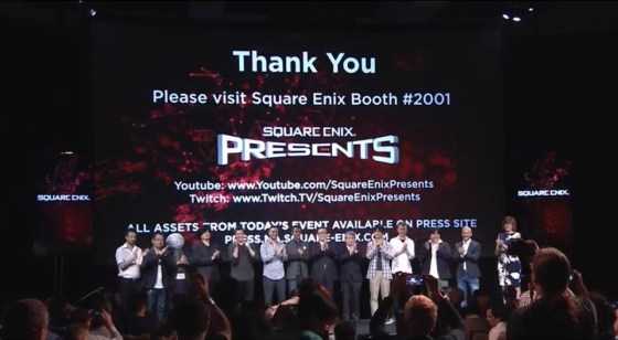 E3 2015 - Conferencia Square Enix (despedida)
