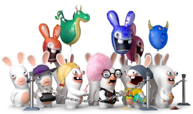 Conejos de Rayman - Parque tematico de Ubisoft