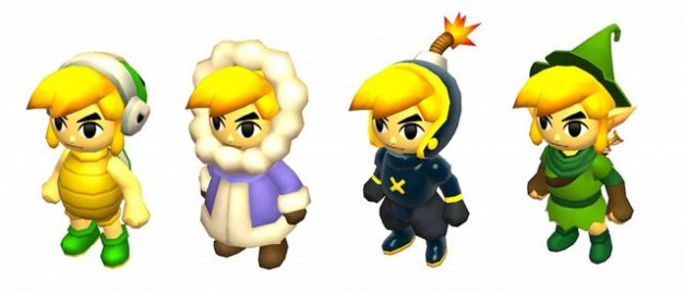 The Legend of Zelda Tri Force Heroes - Trajes especiales (1)