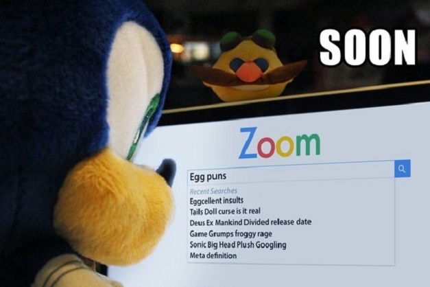 Sonic buscando en internet