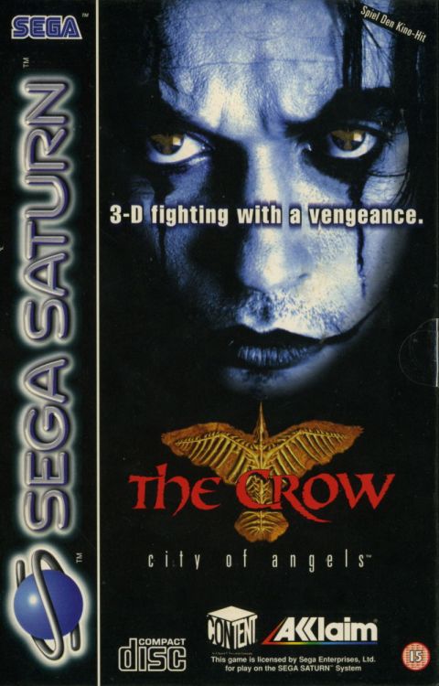 The Crow (Sega Saturn) - Box art