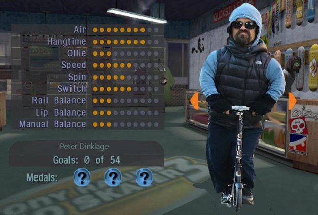 Peter Dinklage en THPS