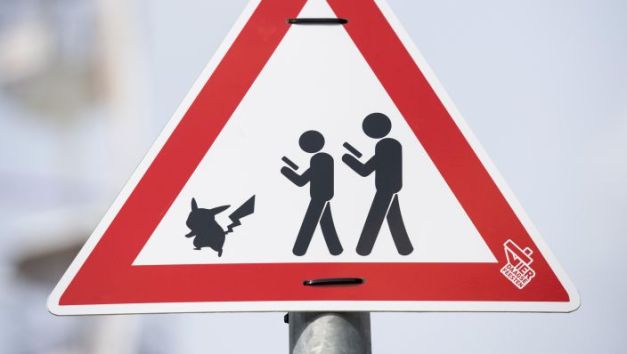 Pokémon Go - Señal de transito